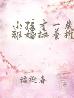 小孩才一岁父母离婚抚养权归谁