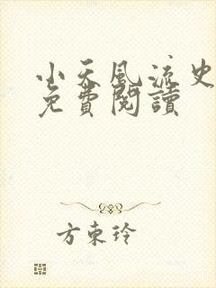 小天风流史小说免费阅读