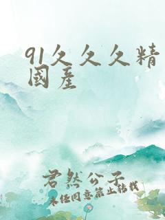 91久久久精品国产