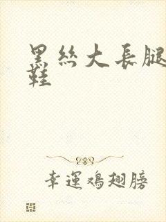 黑丝大长腿高跟鞋