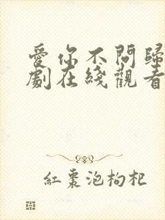 爱你不问归路短剧在线观看