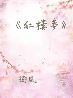 《红楼梦》啊