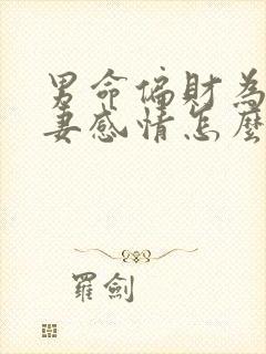 男命偏财为忌夫妻感情怎么样