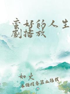 蛮好的人生电视剧播放