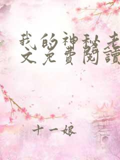 我的神秘老公全文免费阅读