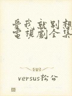 爱我就别想太多电视剧全集免费观看完整版