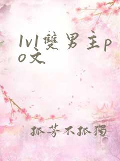 1v1双男主po文