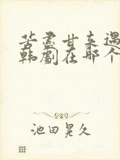 苦尽甘来遇见你韩剧在哪个app看