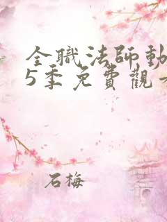 全职法师动漫第5季免费观看全集完整版樱花