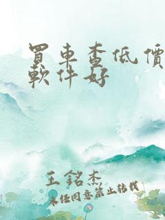 买车查低价什么软件好