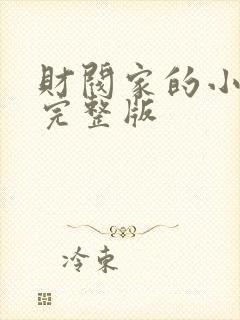 财阀家的小儿子完整版