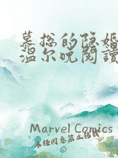 慕总的隐婚罪妻温尔晚阅读