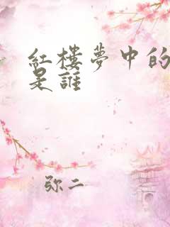 红楼梦中的贾敬是谁