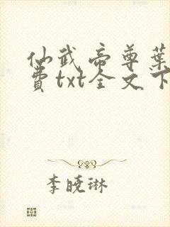仙武帝尊叶辰免费txt全文下载