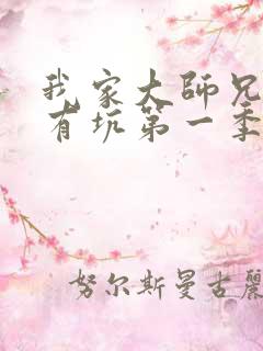 我家大师兄脑子有坑第一季