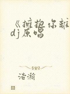 《拥抱你离去》dj原唱