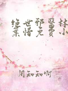绝世邪医林凡和叶惜免费小说