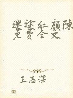 迷途红颜陈梦洁免费全文