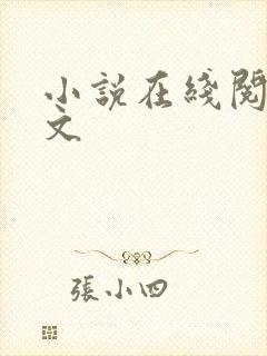小说在线阅读全文