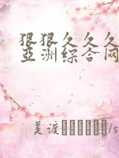 狠狠久久久久久亚洲综合网