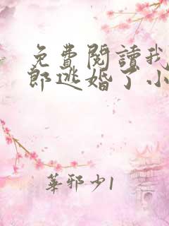 免费阅读我的新郎逃婚了小说