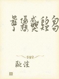 最伤感的句子看了想哭短句