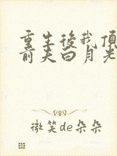 重生后我顶替了前夫白月光评论区