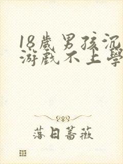 18岁男孩沉迷游戏不上学怎么办