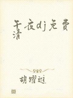 午夜dj免费高清
