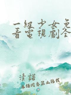 一级少女免费观看电视剧全集高清