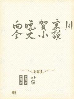 向晚贺寒川免费全文小说