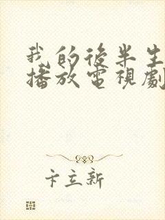 我的后半生免费播放电视剧