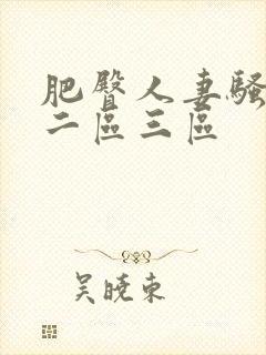 肥臀人妻骚一区二区三区