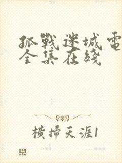 孤战迷城电视剧全集在线