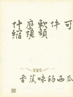 什么软件可以压缩视频