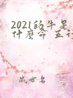 2021的牛是什么命 五行属什么