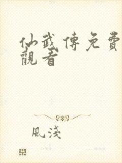 仙武传免费全集观看