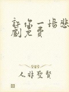 许你一场悲欢短剧免费