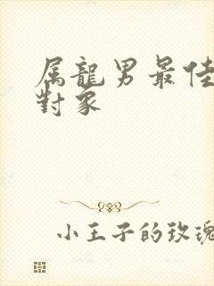 属龙男最佳婚配对象
