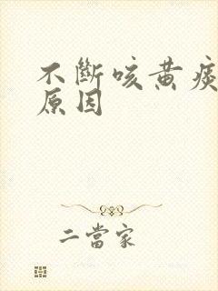 不断咳黄痰什么原因