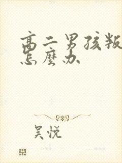 高二男孩叛逆期怎么办