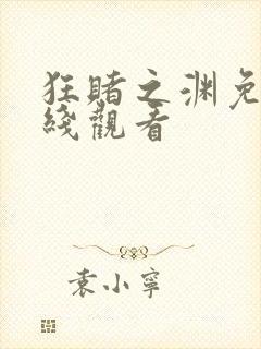 狂赌之渊免费在线观看