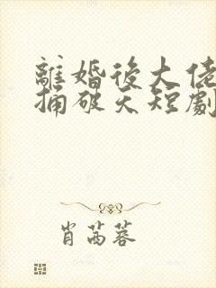 离婚后大佬夫人捅破天短剧