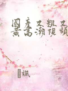 国产又粗又爽又黄高潮视频