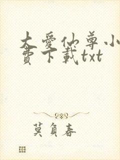 大爱仙尊小说免费下载txt