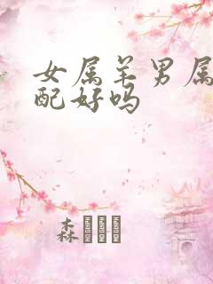 女属羊男属猪婚配好吗