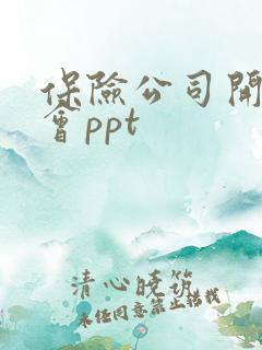 保险公司开心早会ppt