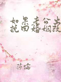 如果老公出轨想挽回婚姻改怎么办