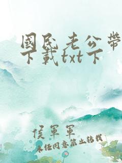 国民老公带回家下载txt下
