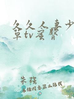久久人妻少妇嫩草tv蜜臀